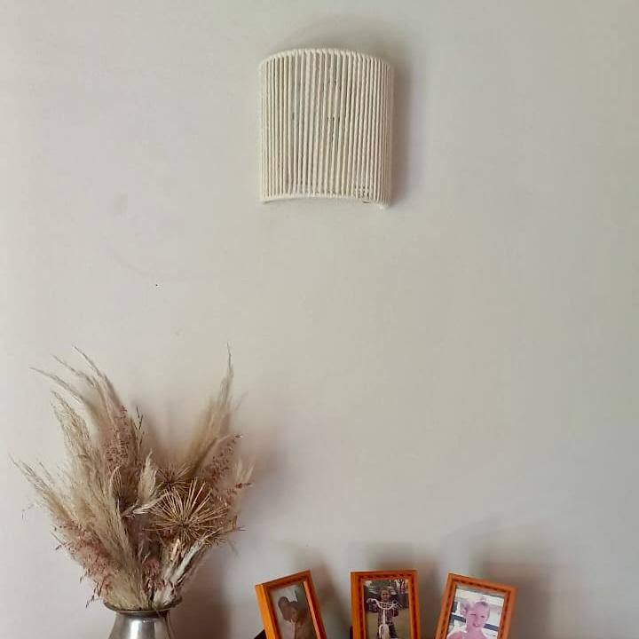 Aplique de pared hilado Ovalado